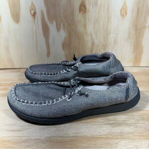 Hey Dude Wendy Herringbone Grey Shoes Women’s Size 8